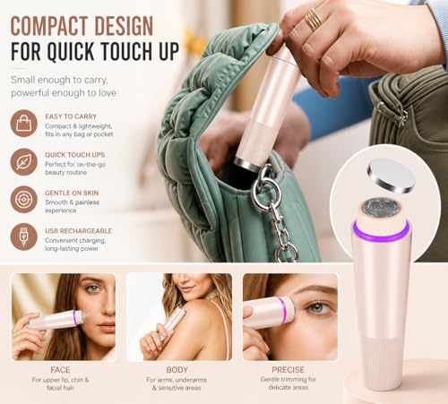 Image of Eyebrow Trimmer & Facial Hair Remover Razor for Women | Professional, Personal Hair Removal