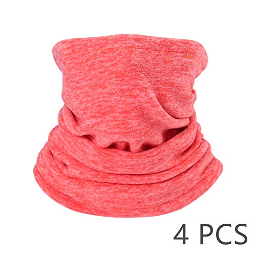 Neck Gaiter x4,Warm Neck Cover,Sun UV Protection Face Cover
