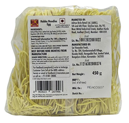 Image of More Choice Hakka Noodles - Egg, 450g Pack