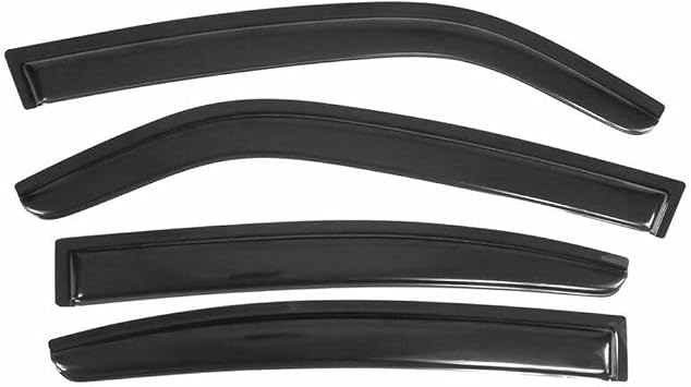 Window s Rain Sun Guard Vent 4Pc Set Acrylic Left, Right F0DCWVRSGV4S 4CAR-WD-DCHR06-94810
