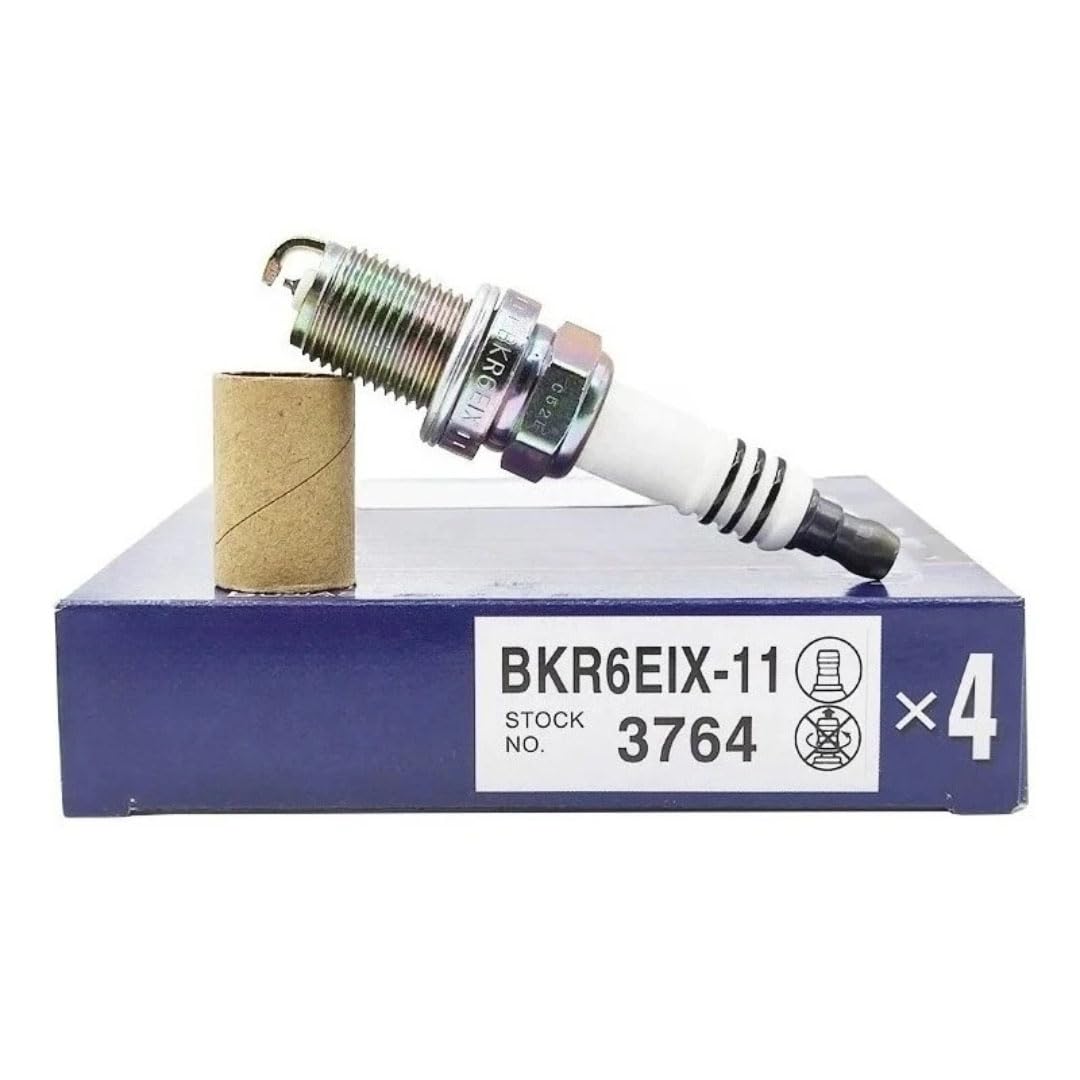 Świeca zapłonowa samochód dla Yamahy, dla Jaguara, dla Mitsubishi, dla Kii, dla Lotusa, Świece zapłonowe irydowe 4 szt. BKR6EIX-11/3764/BKR6EIX11