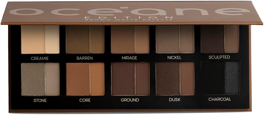 Océane Edition – Paleta de Sombras – Brown Matte Palette