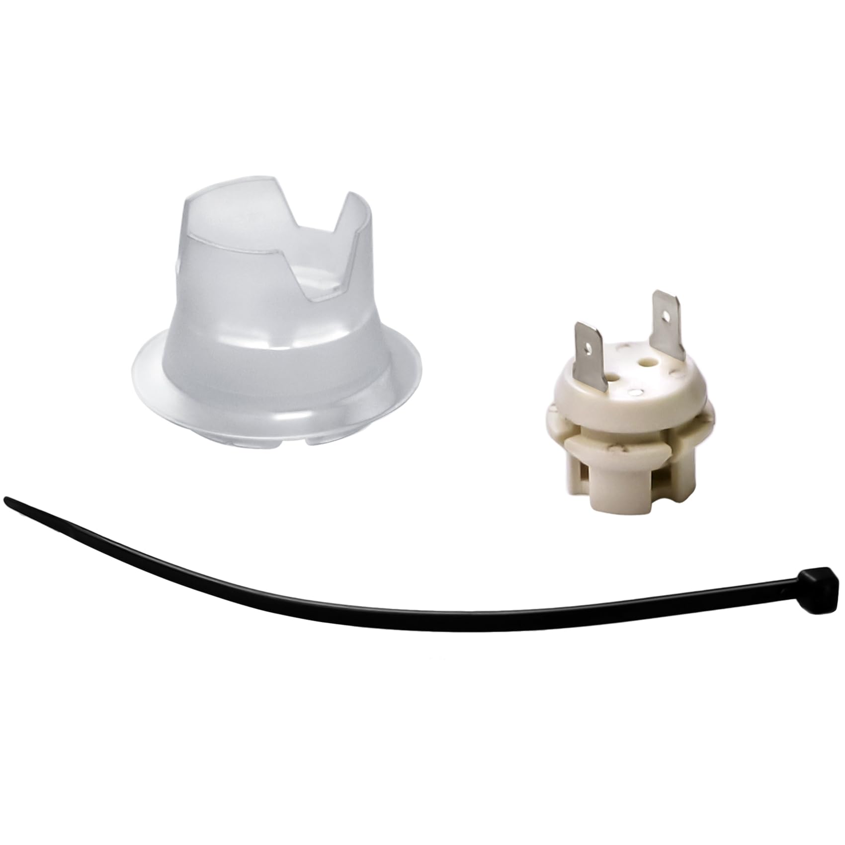 Kit de ensamblaje de sensor de vapor inflamable FV para calentador de agua SP20172, compatible con calentadores de agua Rheem Ruud y Richmond FVIR. Incluye sensor FV AP13447 de 3, tapón AP13450 de 3 y brida blanca de 6 cables.