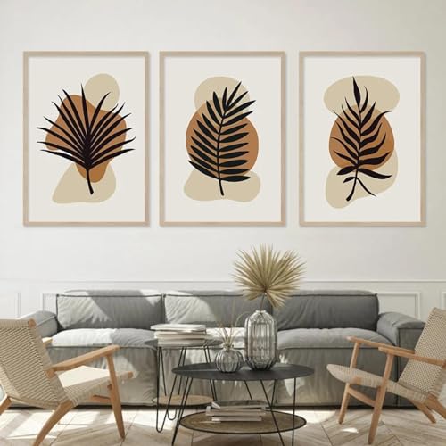 Affiche bohème abstraite et toile géométrique grand format 80x110 cm pour salon