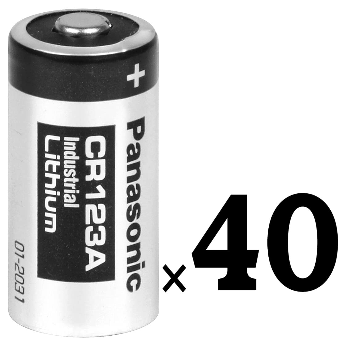 Amazon.co.jp: CR123A リチウム電池 1550mAh (40 本組) [並行輸入品 