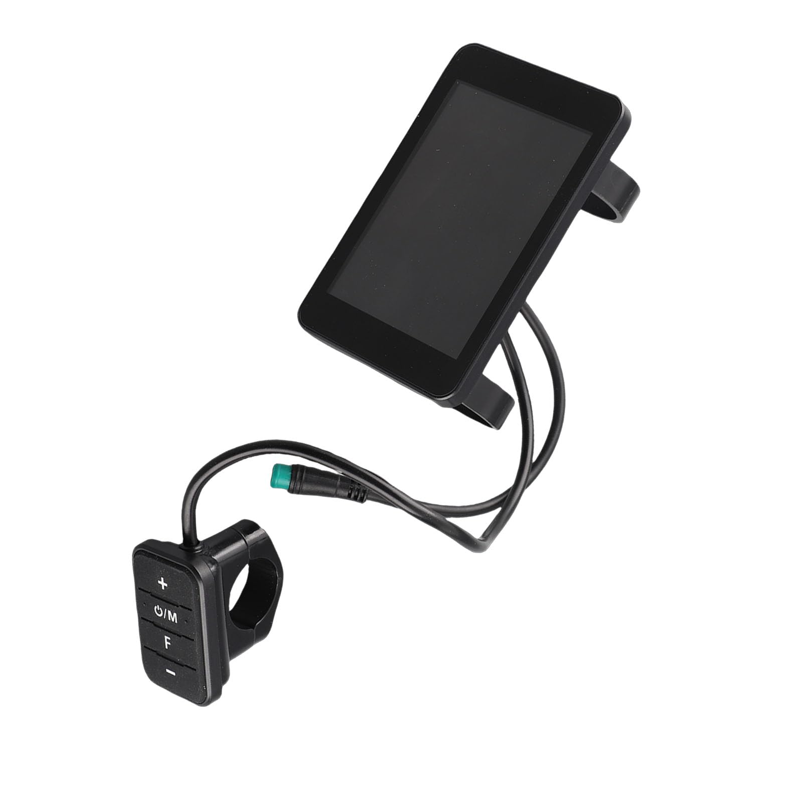 Jazda na Rowerze Elektrycznym Kolorowy Panel Wyświetlacza LCD do 24 V-72 V Wodoodporny Elektryczny Licznik Rowerowy Zamiennik dla Entuzjastów Spędzania Czasu na świeżym Powietrzu Materiał: ABS