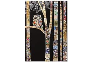 Artistic Owl Birthday Card BA1476