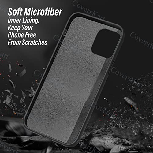 Image of Liquid Silicone Back Cover for Redmi Note 10 / Redmi Note 10S | Inner Microfiber Velvet | Camera Protection Anti Shock Back Case (Black)