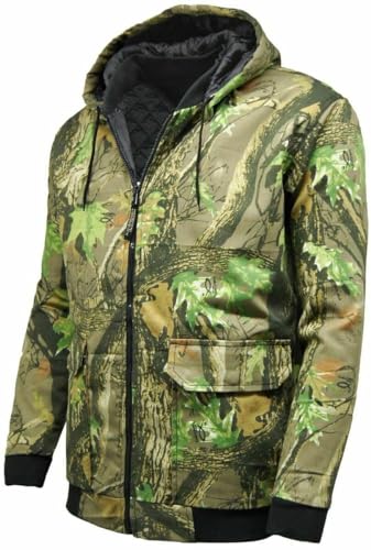 Veste bomber Gods Country Camo avec capuche amovible en taille XS