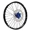 Black Rim & Spokes/Blue Hub & Nipples
