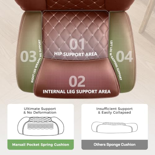 west elm slope leather swivel office chair review