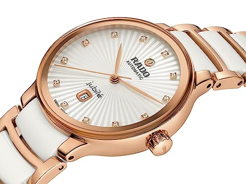 Rado Centrix Automatic Diamonds, White Dial with Diamonds and Date Display, Swiss Automatic Movement2