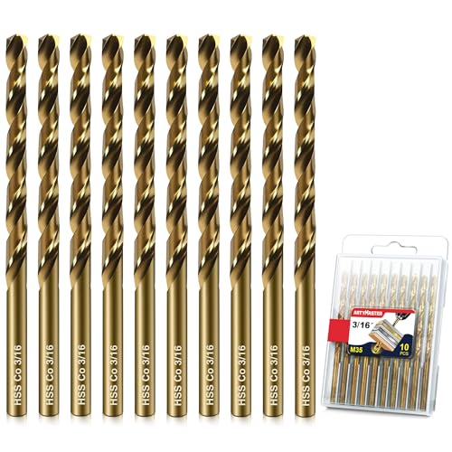 Artymaster Drill Bit Set, 10pcs (3/16