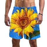 Eigenschaften: Herrenshorts sind leicht und atmungsaktiv, stilvoll, personalisiert, wasserdichte Technologie und schnell trocknend und farbecht, geeignet zum Schwimmen, Surfen, Ballspielen, Entspannen am Strand, zu Hause usw.