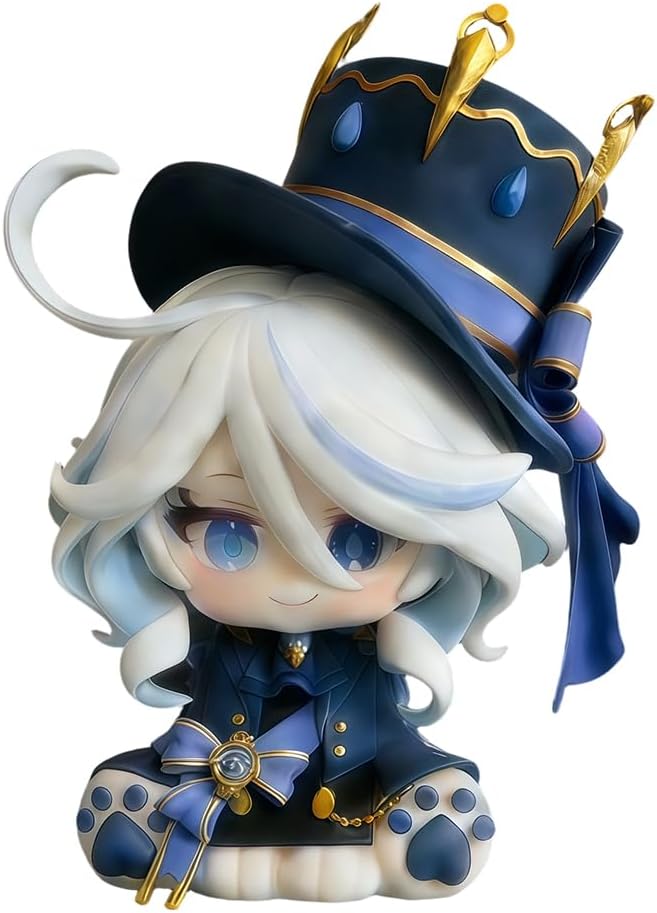 G-I Furina Mini Figure PVC 3.14in Anime Game Character Desktop Car Spring Ornaments Toy Gift