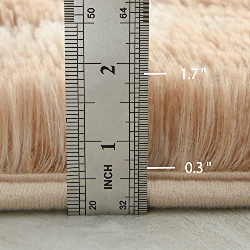 Image of Hutha 6x9 Large Washable Area Rugs for Living Room Tie-Dyed Beige