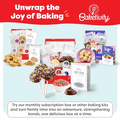 Baketivity 646117419795 Diy Cake Pop Baking Kit For Kids - Premeasured Ingredients, Decorating Supplies thumb #8