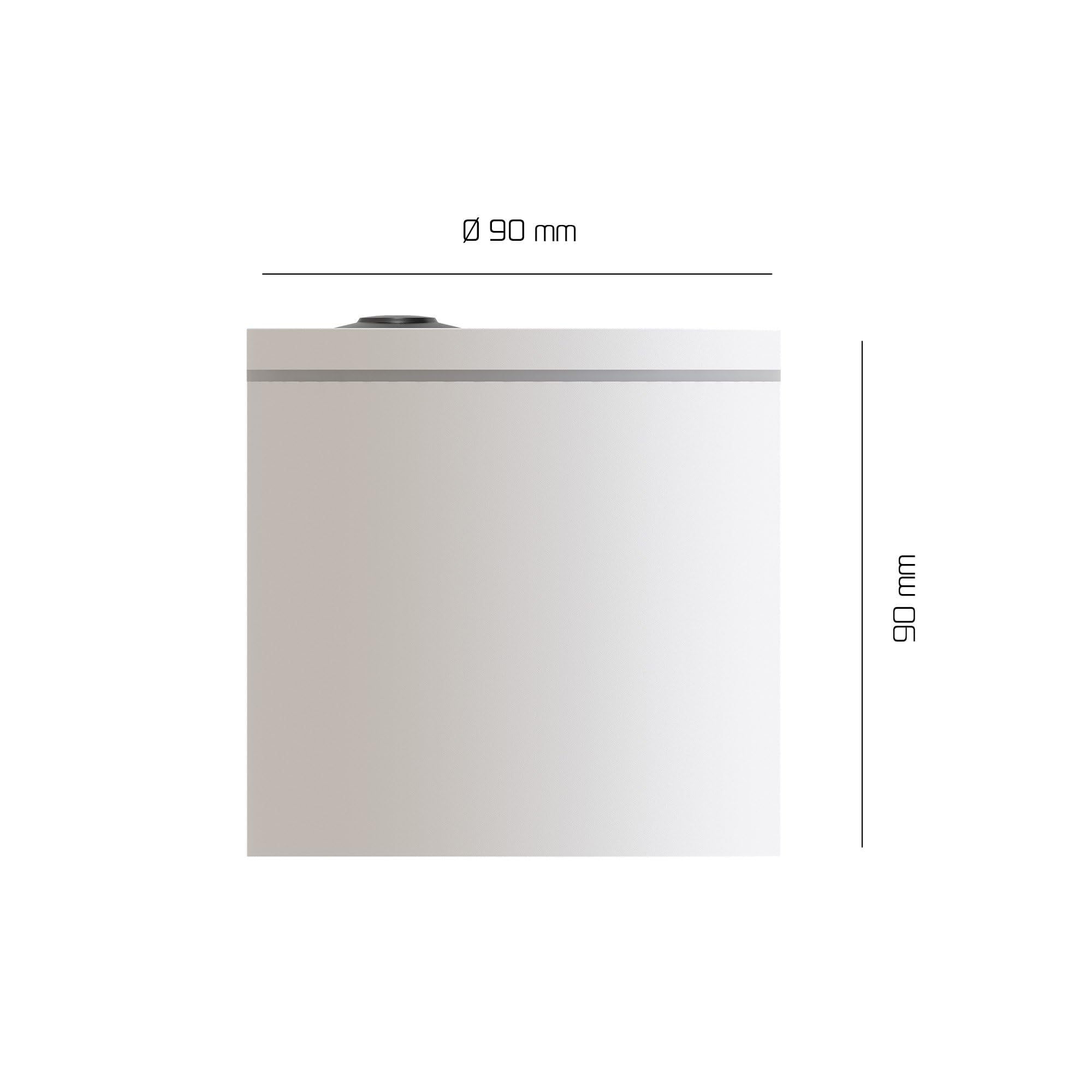 Ledvion 6er Set LED Aufbauspot IP54 Weiss GU10 Fassung ohne Leuchtmittel | spritzwassergeschuetzt IP54; fuer Decke Flur Kueche und Wohnraum