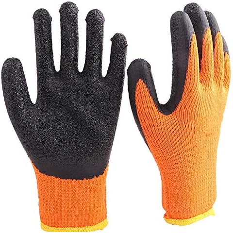 RIEJIN Safety Labor Gloves, Labor Protection, Non-slip, Wear-resistant Work(Yellow) Cover