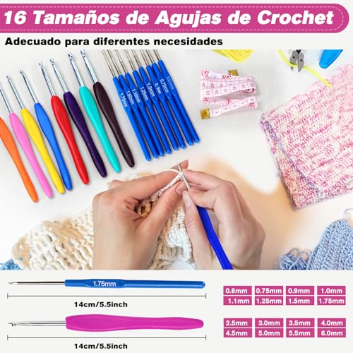 Reviews de Kits para tejer con aguja de lengüeta Top 10. 6 Kits para tejer con aguja de lengüeta marca Spardar (3)