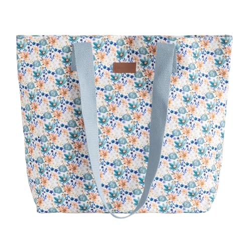 Maison d' Hermine 100% Cotton Canvas Tote Bag Reusable Shoulder Grocery Bag