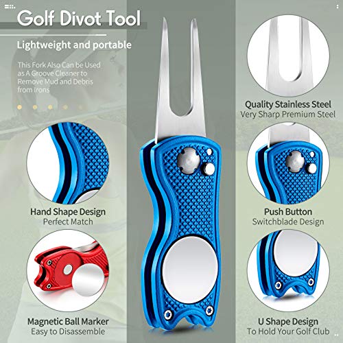 Skylety 4 Pcs Magnetic Divot Tool