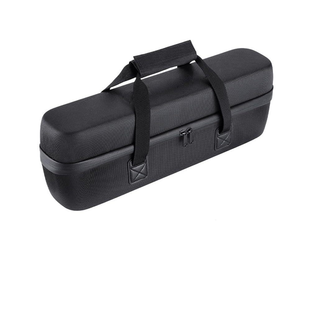 Elektrische Batterietasche, Hartschalen-Aufbewahrungstasche mit wasserdichtem Reißverschluss, große Kapazität, PU-EVA-Pack für E-Bike-Roller-Werkzeuge, 46 x 16 x 10 cm, Schwarz