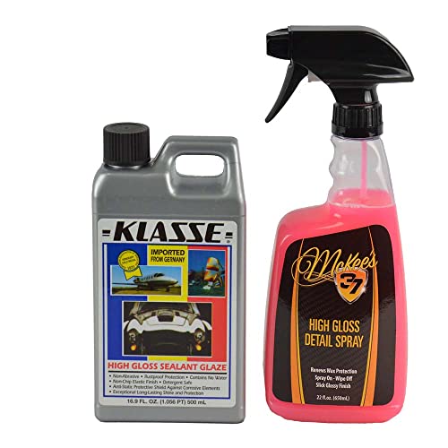 Klasse High Gloss Sealant Glaze McKee's 37 High Gloss Detail Spray Combo