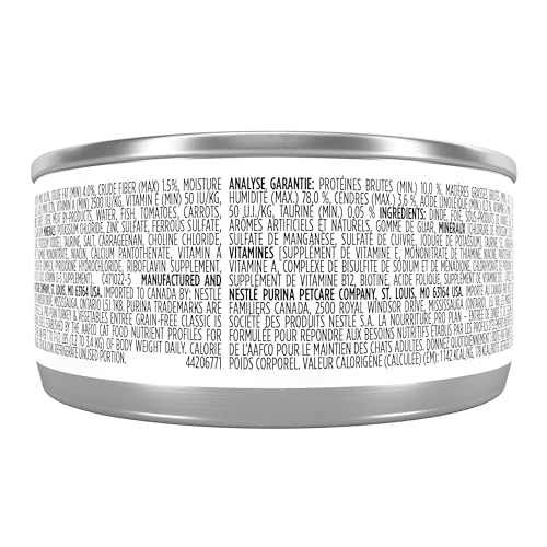 Purina Pro Plan Complete Essentials Wet Cat Food, Turkey & Vegetable Entree - 156 g Can (24 Pack) - Image 3