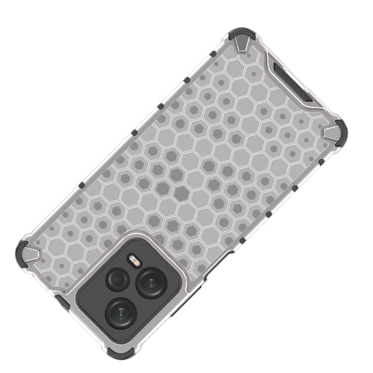 Image of Hard PC Back Case Cover for Redmi Mi Note 12 5G Anti Slip Ultra Thin Shockproof Reinforced Corners (Transparent)