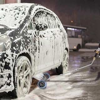 RIDGE WASHER Pressure Washer Undercarriage Cleaner, 16 Inch Undercarriage Washer with Foam Cannon, Under Car Cleaner with Straight Extension Wand, 4000 PSI