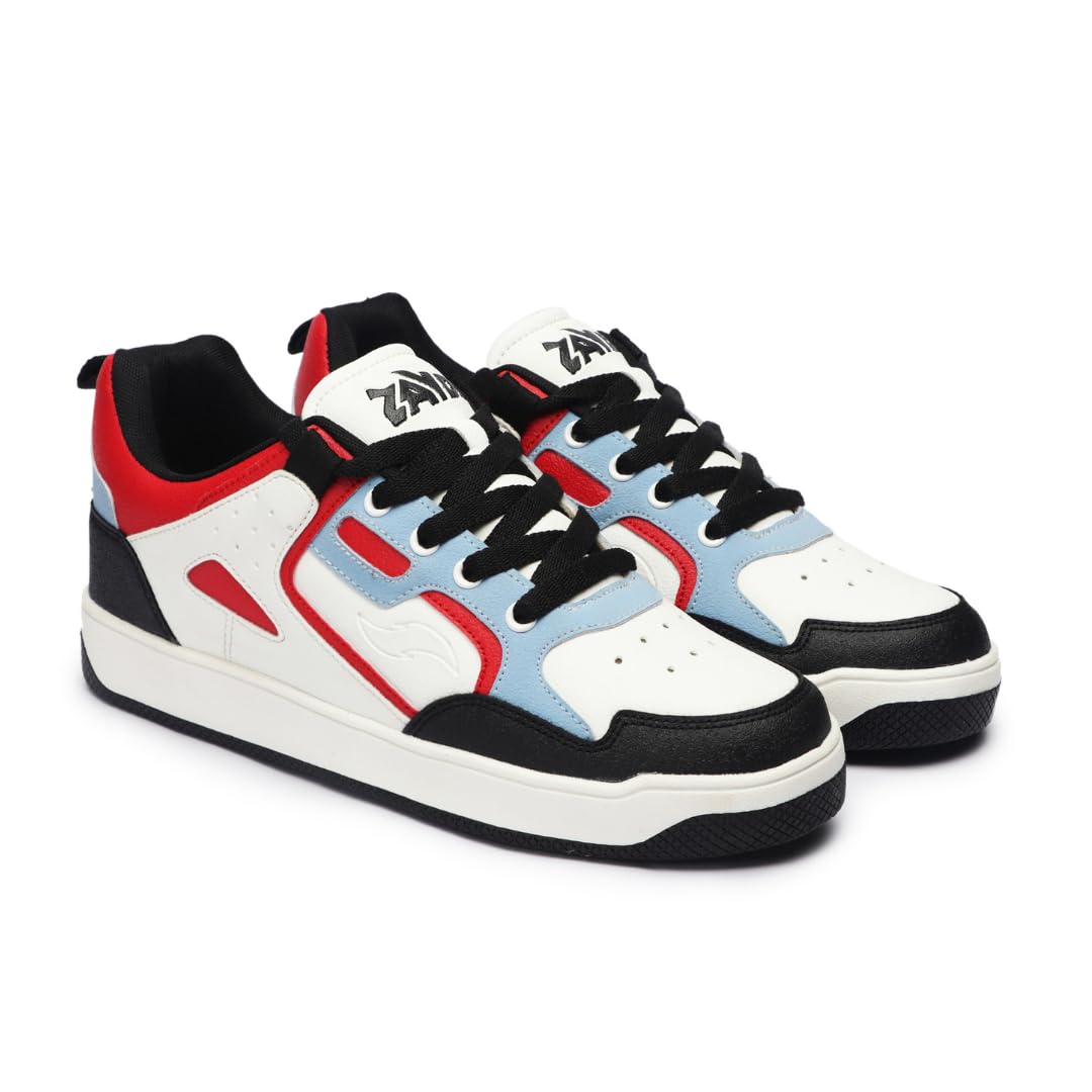See full amazon price history chart for Zaydn Dyno White Sky Sneaker for Men (6 UK) | Soft Cushioned Insole & Lightweight | Stylish Lace-Up Shoes with Casual Outfits | Trendy Sneakers | Shoes for Man | Low Top Sneaker Shoes Zaydn Dyno White Sky Sneaker for Men (6 UK) | Soft Cushioned Insole & Lightweight | Stylish Lace-Up Shoes with Casual Outfits | Trendy Sneakers | Shoes for Man | Low Top Sneaker Shoes (B0D7ZR5PWY) Amazon Price History, Amazon Price Tracker