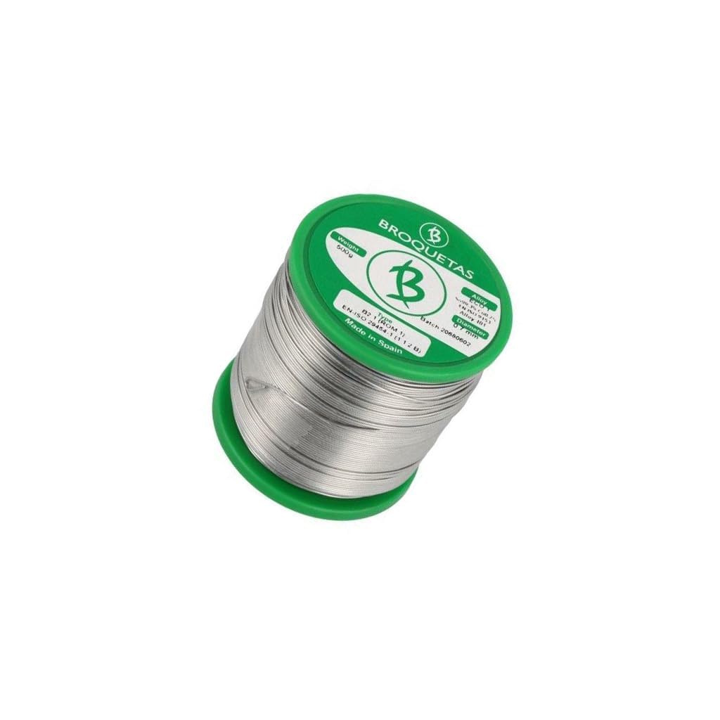ECO1 B2.1 0,7MM 500G Stagno senza piombo Sn99,3Cu0,7 0,7mm 0,5kg bobina 220°C BROQUETAS