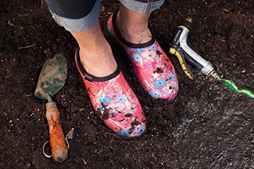 Sloggers 5120Ffncl07 Waterproof Comfort Shoe, 7, Coral Floral Fun Print #TOP3