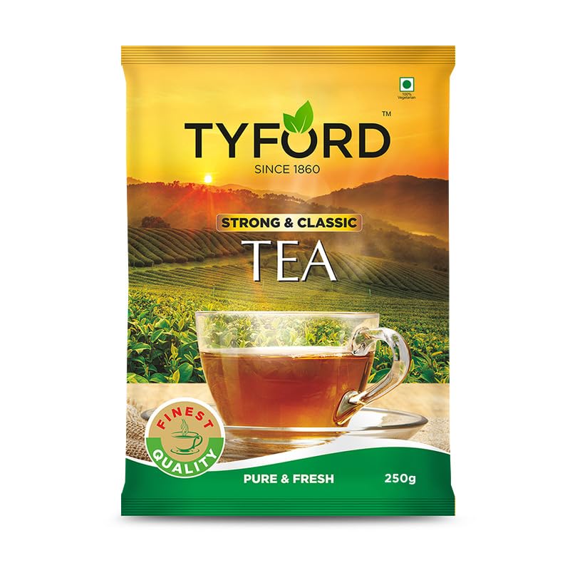 TYFORD STRONG & CLASSIC TEA COMBO PACK | FROM FINEST TEA GARDENS OF IDUKKI -KERALA 250 Gram (Pack of 4)-image-18