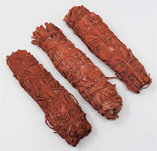 Dragon's Blood Sage smudge stick 3-pack 4