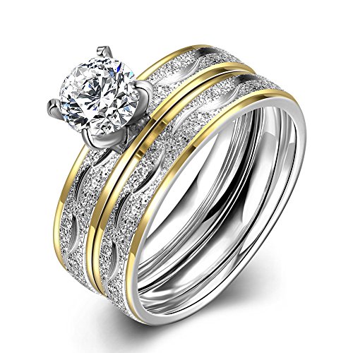 Preisvergleich Produktbild Fulemay - 925 Sterling-Silber Edelstahl Oxyde de Zirconium