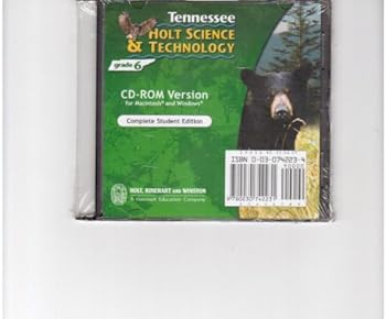 Hardcover Holt Science & Technology Tennessee: Student Edition CD-ROM for Macintosh and Windows Grade 6 Earth Science 2003 Book