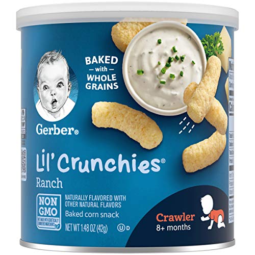 Gerber Graduates Lil' Crunchies, Ranch, 1.48 Ounce (Pack of 6)