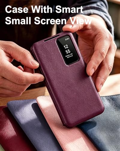 Image of for Samsung S26 Ultra Case with Smart Small Screen View, Smart View Cover | for Samsung Galaxy S26 Ultra S-View Phone Case, Smart View Flip Cover for Samsung S26 Ultra 5G with Smart Small Screen View