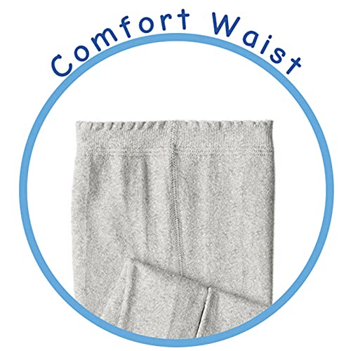 Jefferies Socks Girls Ruffle Lace Trim Pima Cotton School Footless Tights 2 Pack4