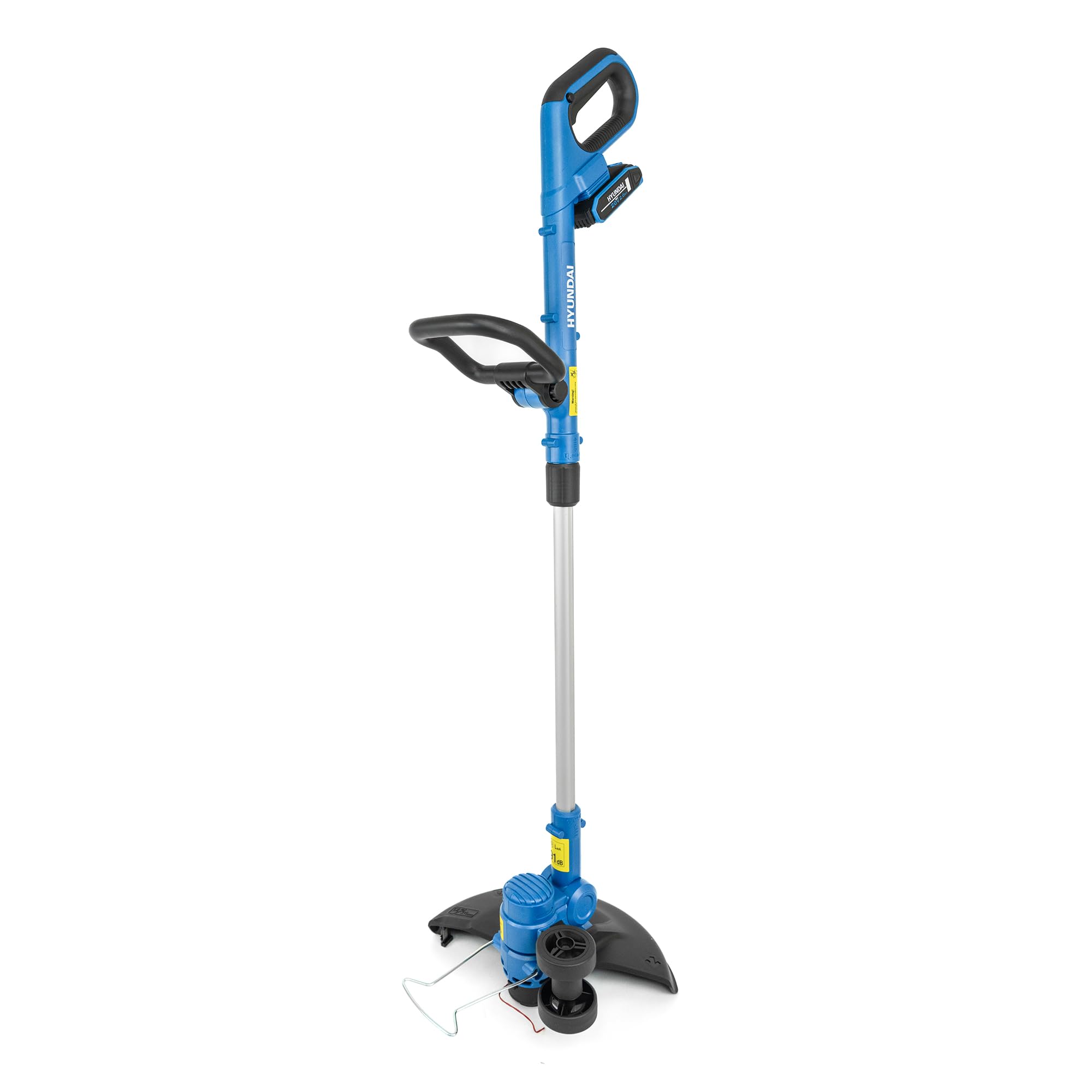 Hyundai Cordless Grass Trimmer, 30cm Cutting Width, 20V, 2.0Ah Battery, 1.8kg, Adjustable Head