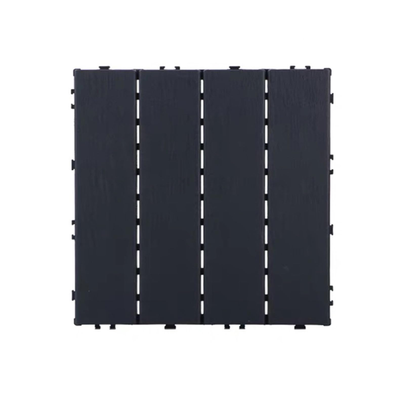 Cubierta que entrelaza teja de grosor 0,8 pulgadas con encaje firme gris 54 uds