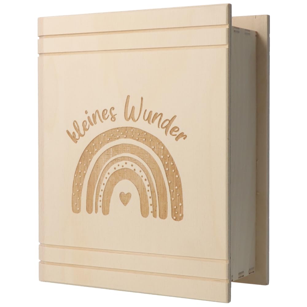 Tirelire Livre Gravée "Fette Beute" En Bois - Cadeau Original Pour Chasseur Et Collectionneur