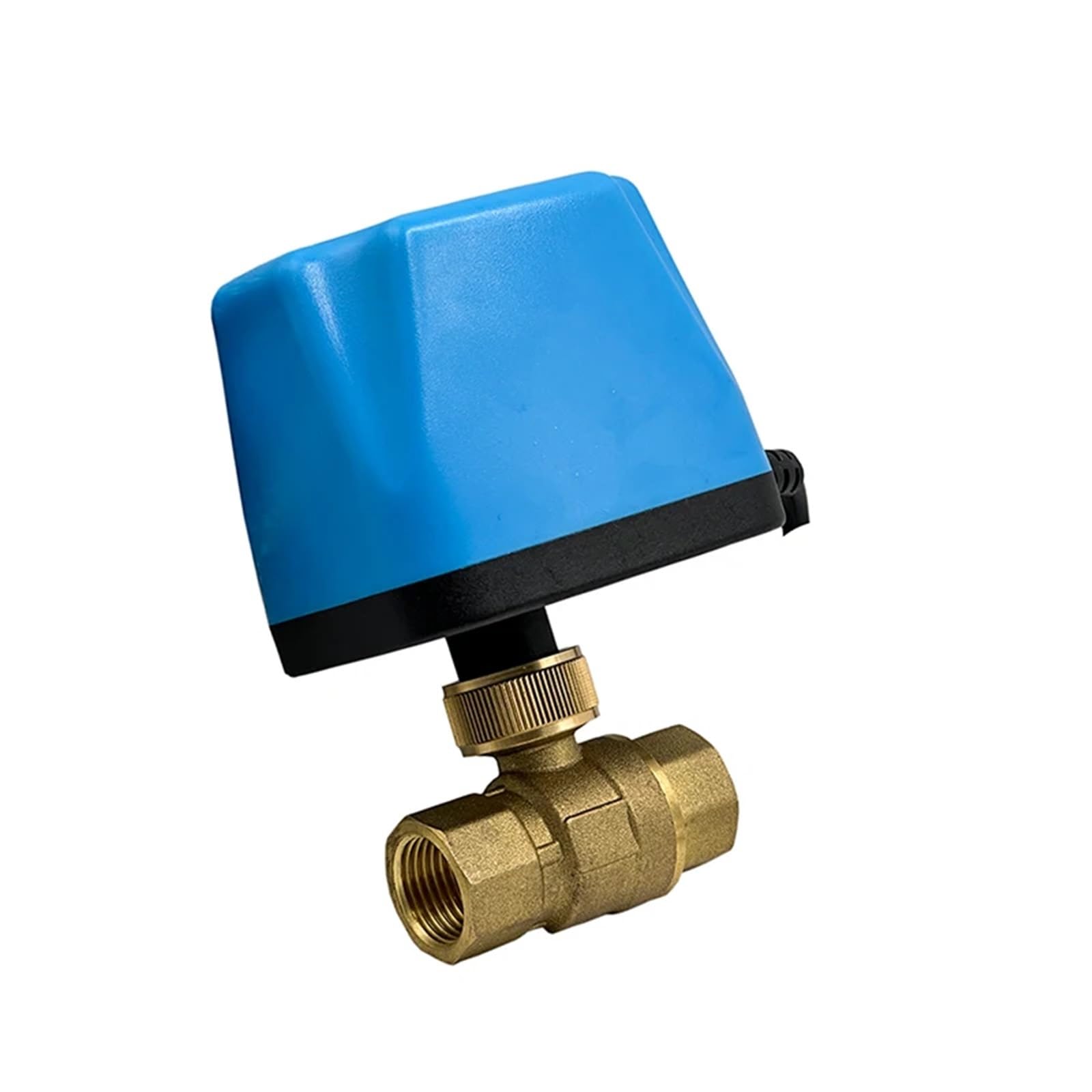 Valvola a sfera motorizzata in ottone, normalmente chiusa, a passaggio pieno, corpo a grande orifizio, 2 fili, 1 pezzo(1/2",NORMALLY OPEN_220VAC)