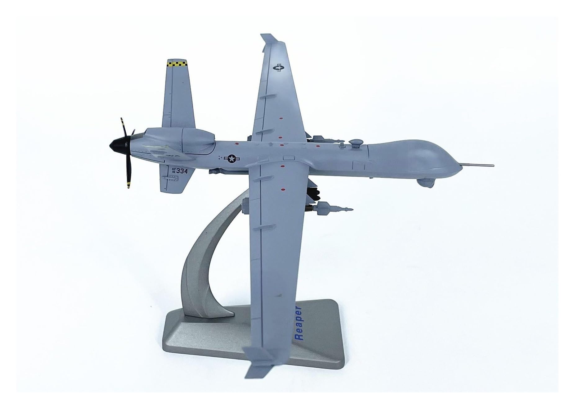 1:72 per mq-9 Reaper Ricognizione E Attacco Drone Modello di Aereo Statico Metallo Modello Realistico Kit di Costruzione di Modello