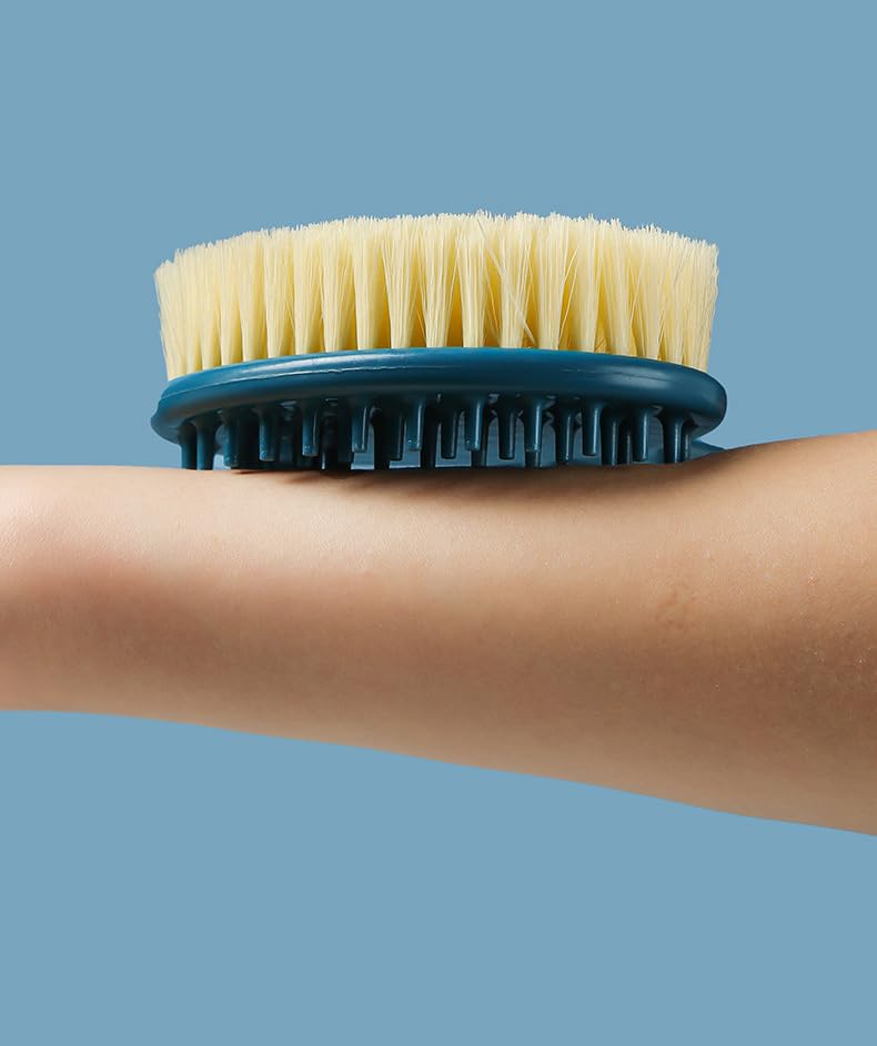 Image of NILKANTH -Back Scrubber for Shower for Men Women Elderly, Bath Brush, Body Brush 14''(Blue)
