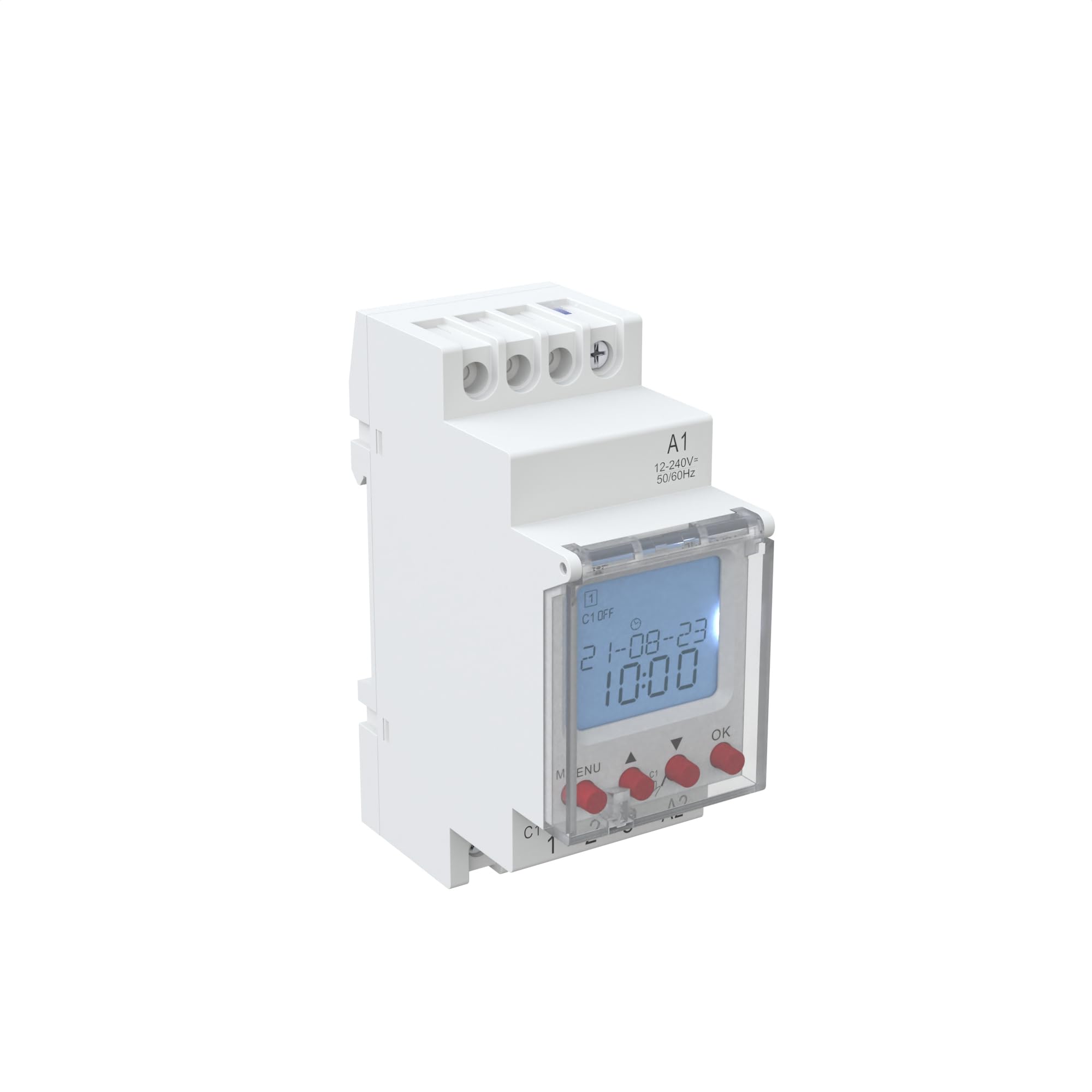 plikc PLK012676 Horis 1 Timer-Wochenzeitschalter digital (1 Kanal), grau