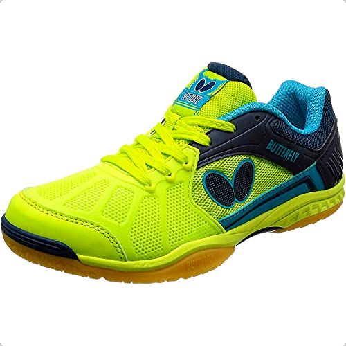 Image of Butterfly Lezoline Rifones Shoes - Professional Table Tennis Shoe with Footwork Support, Flexibility, Shock Absorbing Cushion, Gripping Ping Pong Shoe