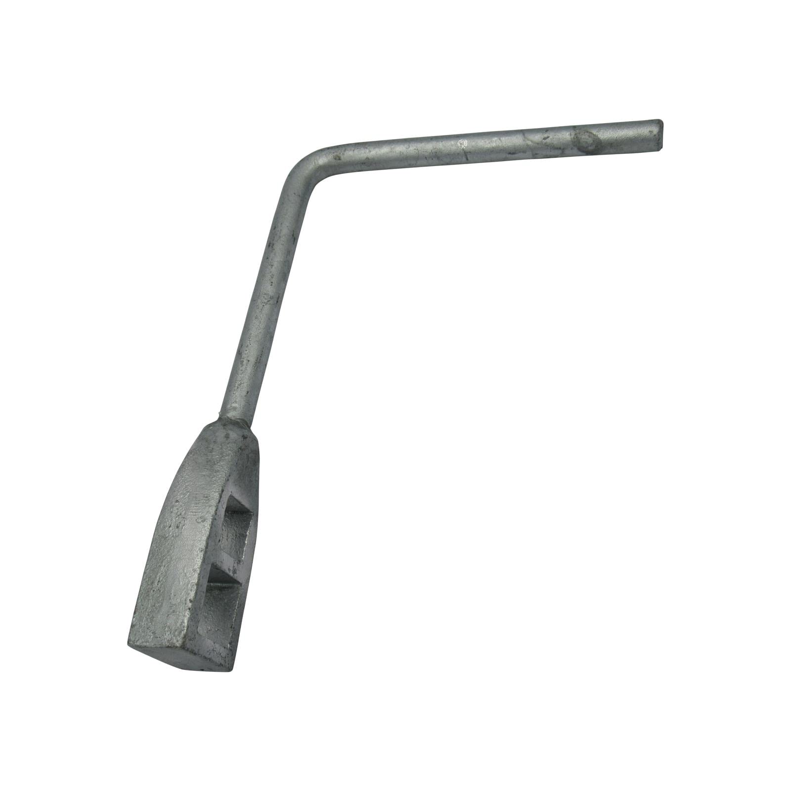 Secure Fix Direct Galvanised Canal Boat Windlass Handle (British Waterways Lock Gate Key)